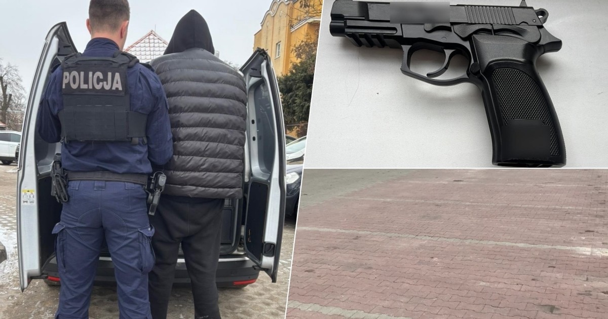 Awantura w Trzemesznie: strzały przed marketem