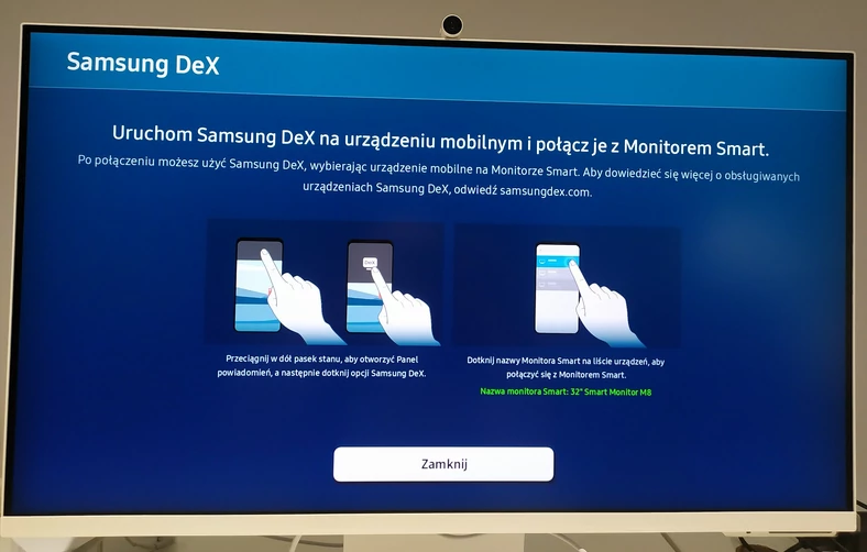 Samsung Smart Monitor M8 – Samsung DeX