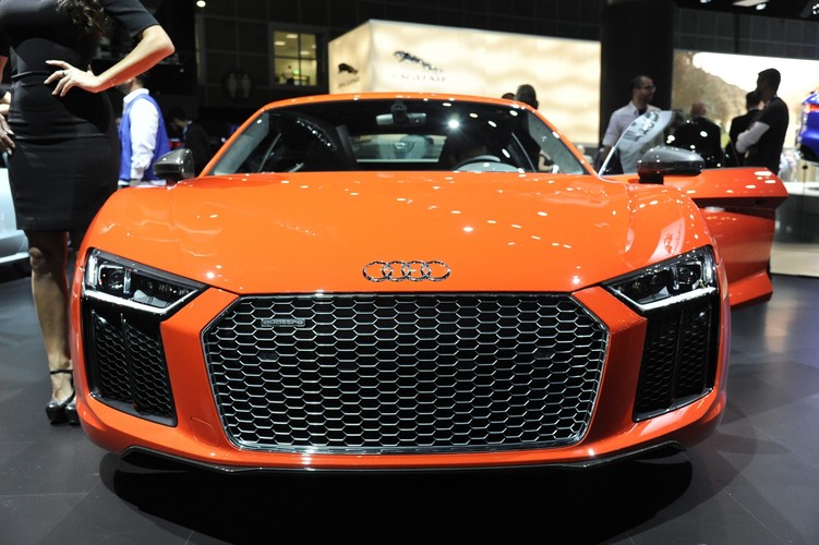 Los Angeles Auto Show Audi R8 V10 Plus  <br><br>fot. EPA/BOB RIHA JR Dostawca: PAP/EPA