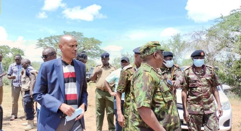 Inspector General of Police Japhet Koome and Directorate of Criminal Investigations boss Amin Mohamed joined teams at Shakahola forest on Monday, April 24, 2023