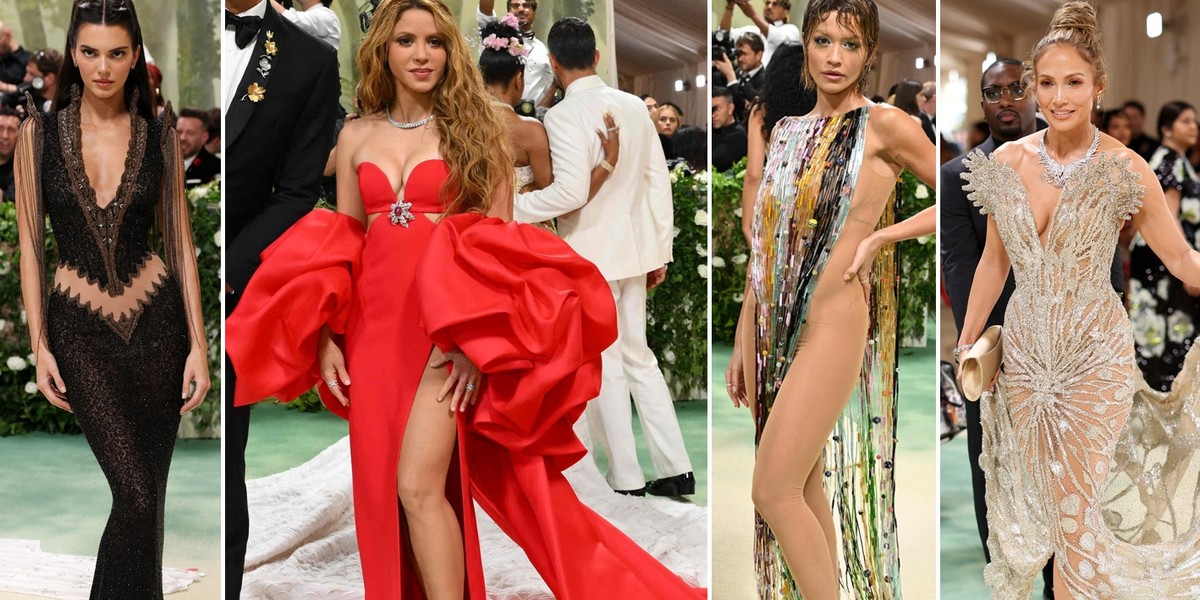 MET gala 2024, Kendall Jenner, Shakira, Rita Ora, Jennifer Lopez. 