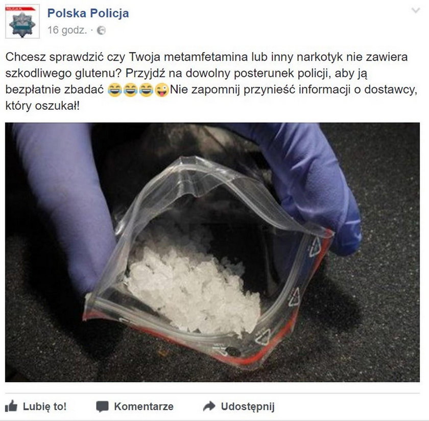 Niezwykła oferta polskiej policji hitem internetu