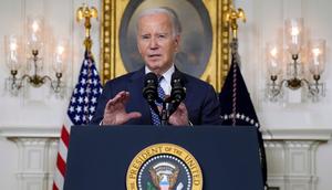 President Joe Biden speaks at the White House.AP Photo/Evan Vucci