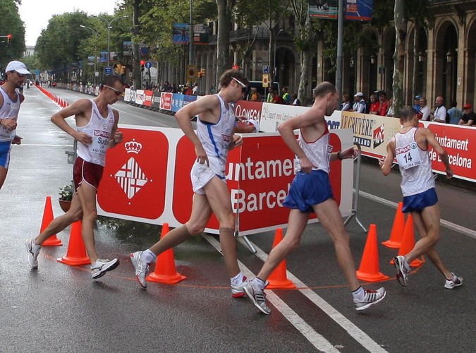 Srebro dla Polaka w chodzie