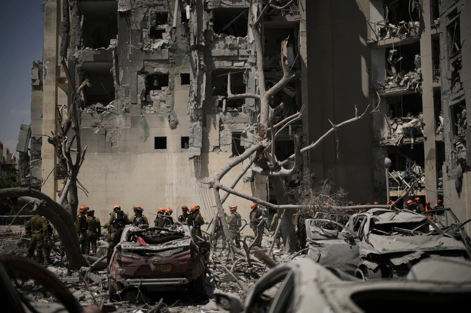 Berševa u Izraelu nakon iranskog raketnog napada 24. juna