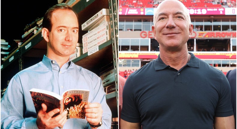 Jeff Bezos now works out with a celebrity personal trainer.Getty Images