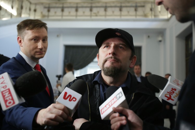 Poseł ruchu Kukiz'15 - Piotr Liroy-Marzec