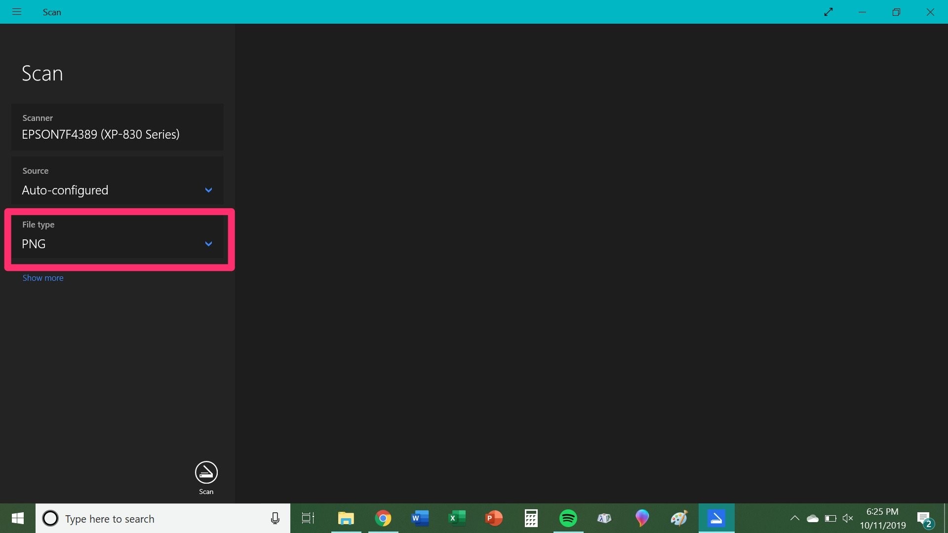 How to scan a document in Windows 10 using the Windows Scan app