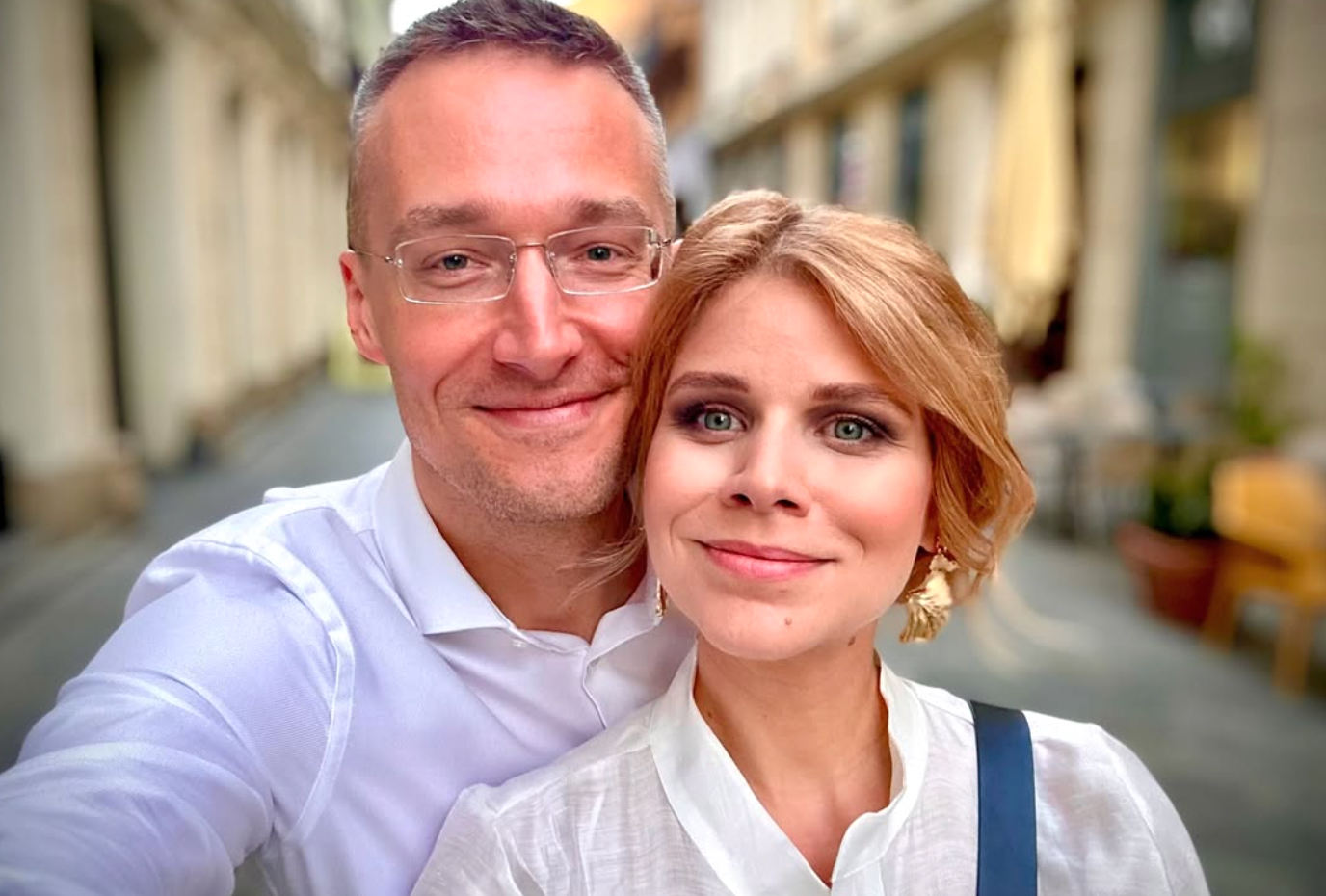 Manželia Michal Kovačič a Zuzana Kovačič Hanzelová.