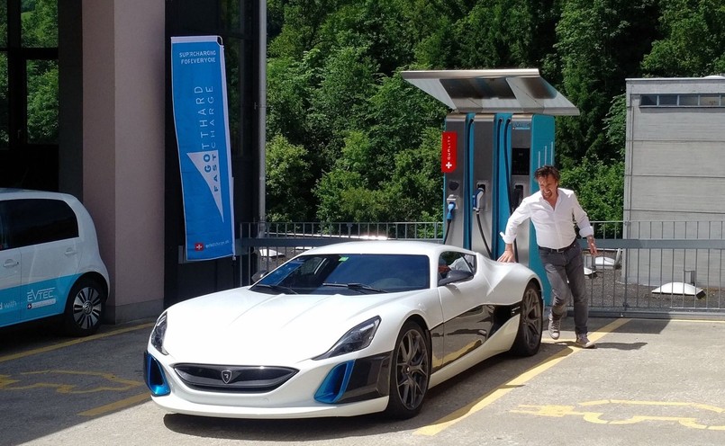 Rimac concept one i Richard Hammond