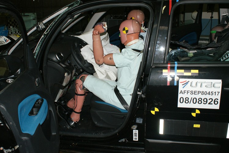 Citroen C3 Picasso - ochrona dorosłych pasażerów: 81 proc.