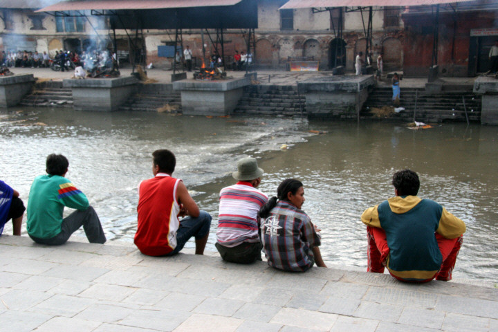 Nepal, Kathmandu, okolice Świątyni Pashupatinath