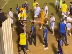 Policjant strzelił z karabinu do piłkarza. Kula trafiła go w nogę