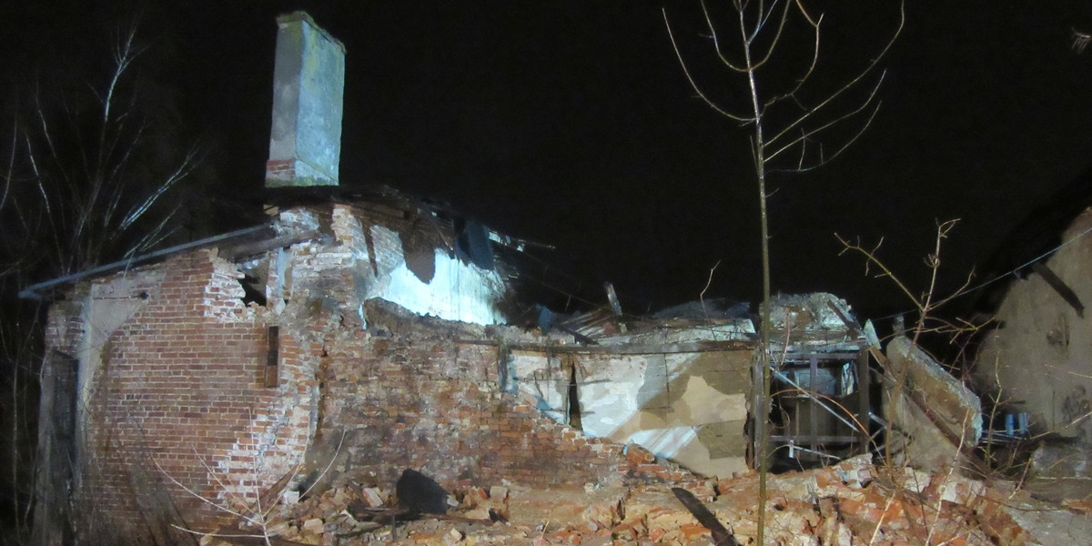 Katastrofa budowlana w Kaliszu. Przy ul. Asnyka zawaliła się kamienica.