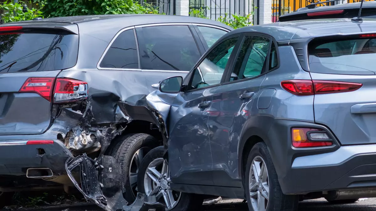 Wypadek stłuczka samochód zastępczy