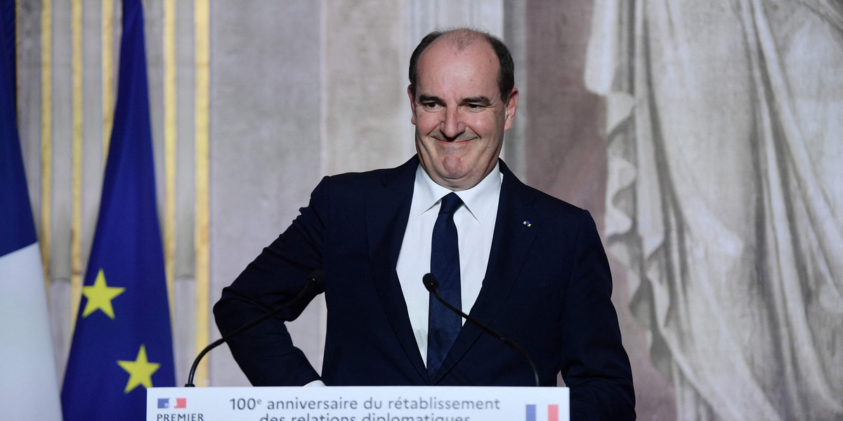 Premier Francji Jean Castex.
