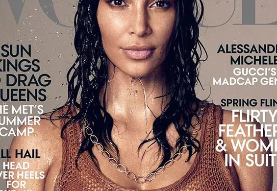 Kim Kardashian na okładce majowego Vogue'a