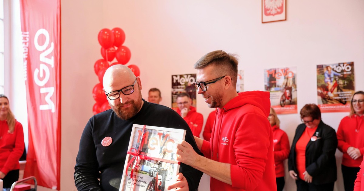 System rowerów miejskich Mevo ma dwa lata i ciągle się rozwija! Były urodziny...