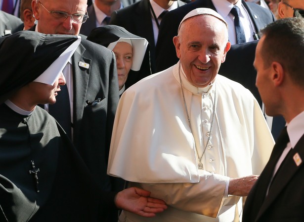 Żarty, rady i rozmowy o jedzeniu, czyli papieski obiad z pielgrzymami. "Na początku wszyscy byliśmy spięci..."