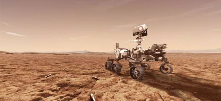 Perseverance Rover - NASA udostępnia pierwsze dźwięki i panoramę z Marsa