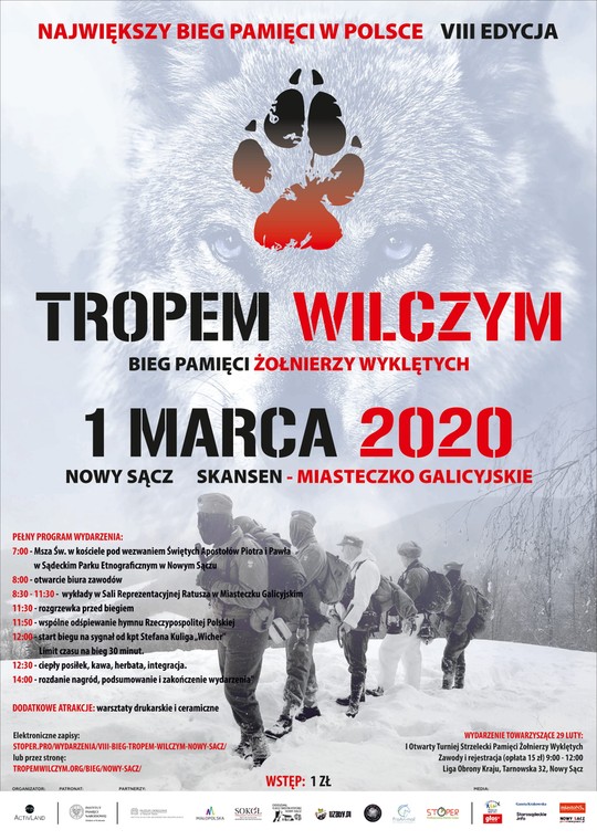 "Tropem Wilczym" - plakat