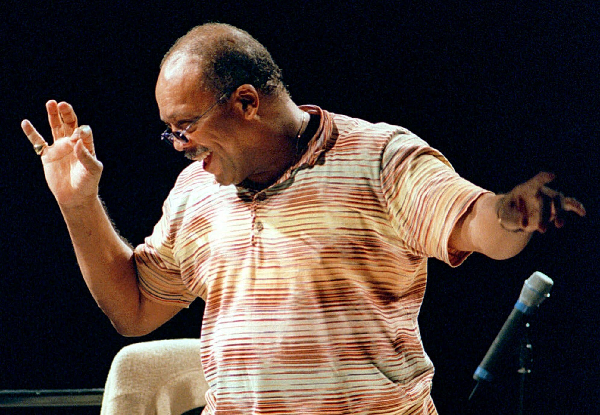 Americký hudobník, skladateľ a producent Quincy Jones.