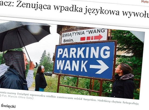 "Parking Masturbacja" atrakcją Karpacza