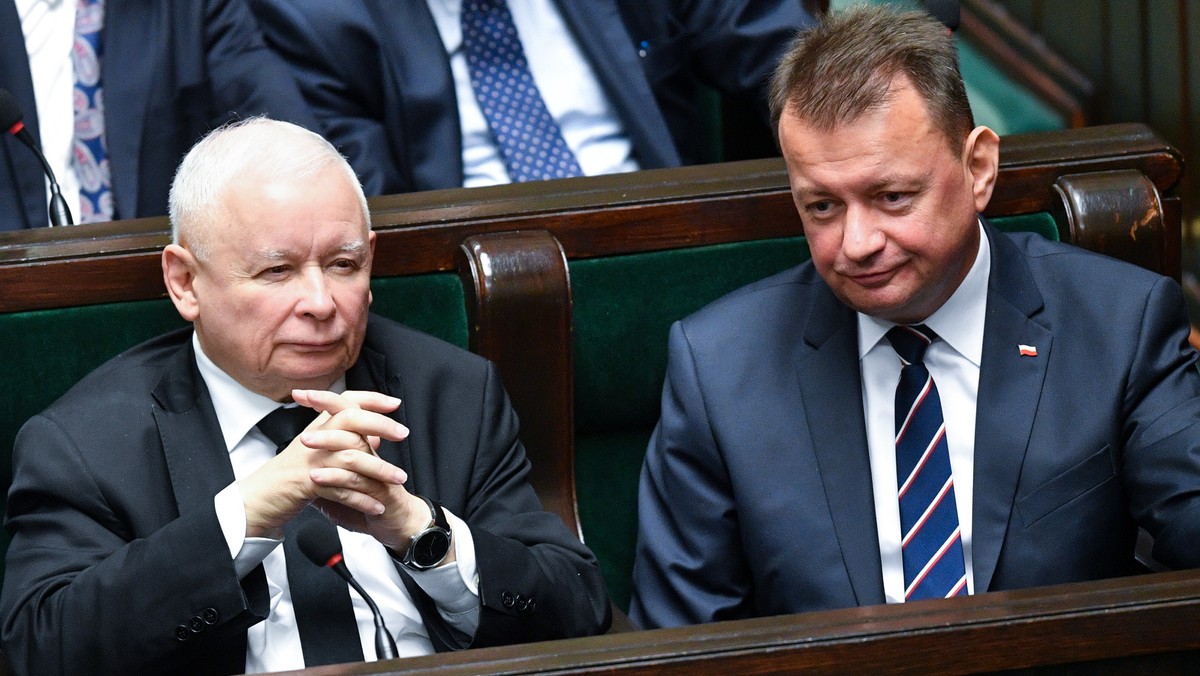 Jarosław Kaczyński i Mariusz Błaszczak