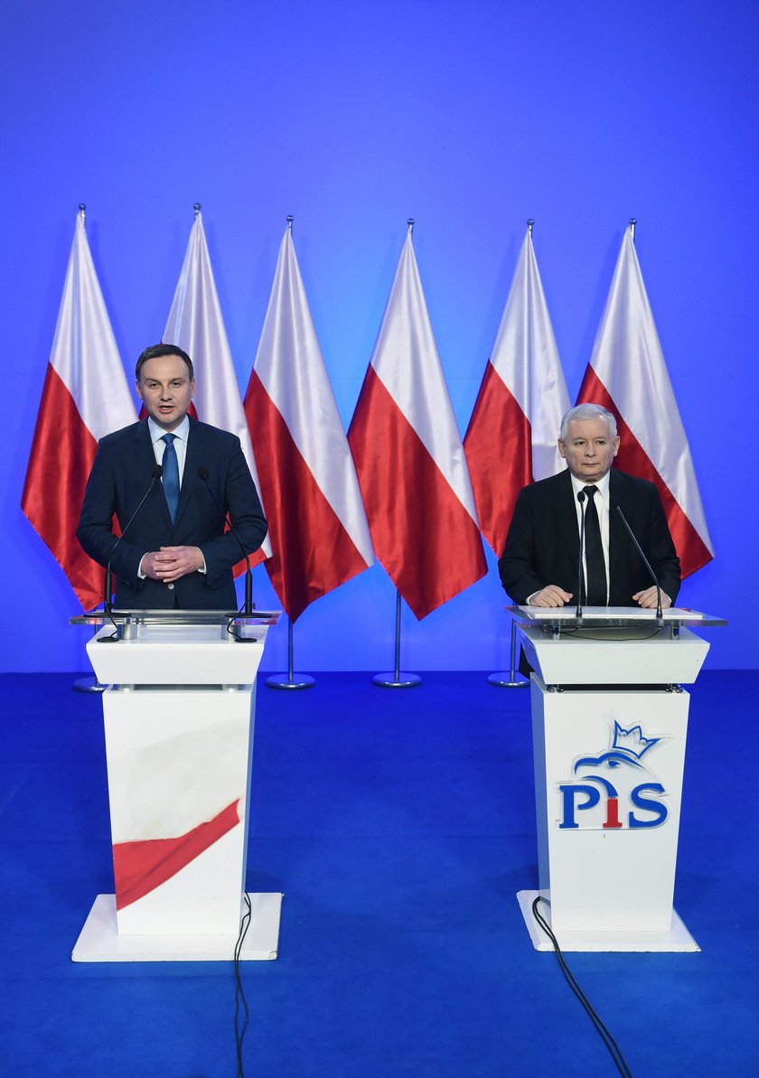 Andrzej Duda i Jarosław Kaczyński