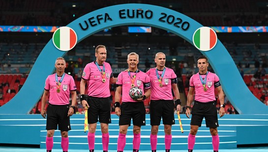 UEFA zadowolona z pracy sędziów na ME. Mieli rację w 93,5 proc. przypadków
