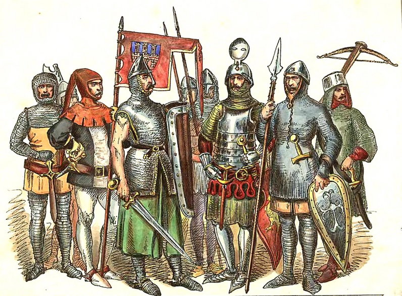 Polskie rycerstwo 1228-1333 (rysunek Jana Matejki)
