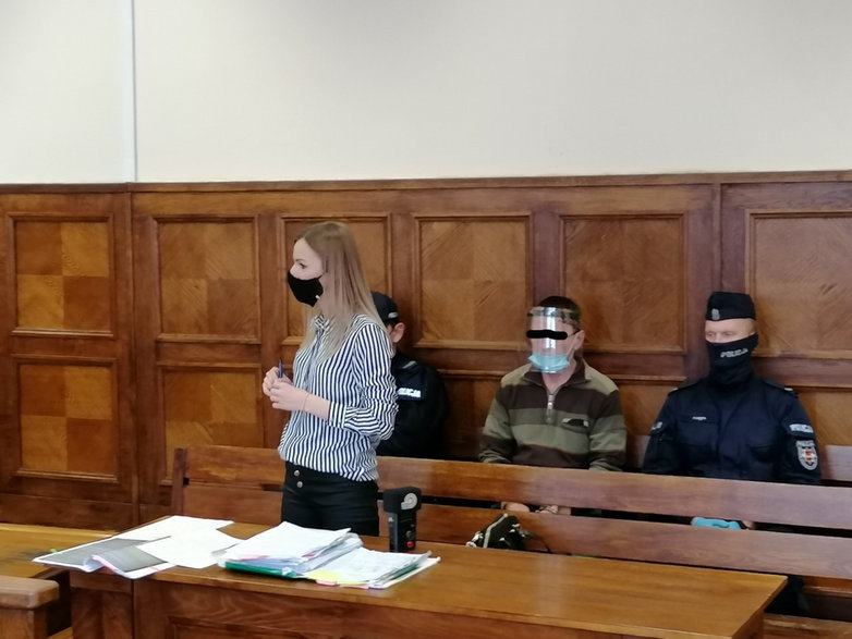 Oskarżonego broniła   aplikantka Anita Czarkowska-Walczak