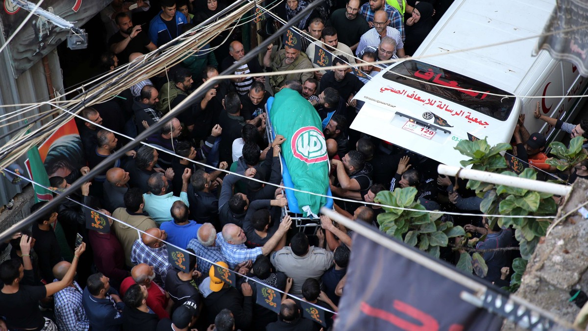 LEBANON-UNREST-BLAST-AFTERMATH-FUNERAL