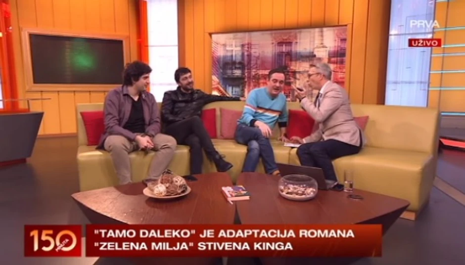 Marko Živić, Rade Ćosić i Marko Jovičić u emisiji "150 minuta"