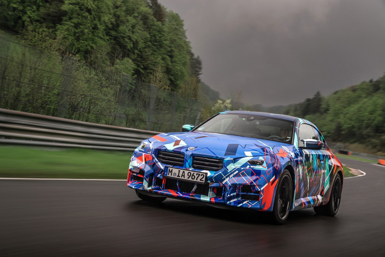 Nowe BMW M2 (2022) podczas testów na Salzburgringu