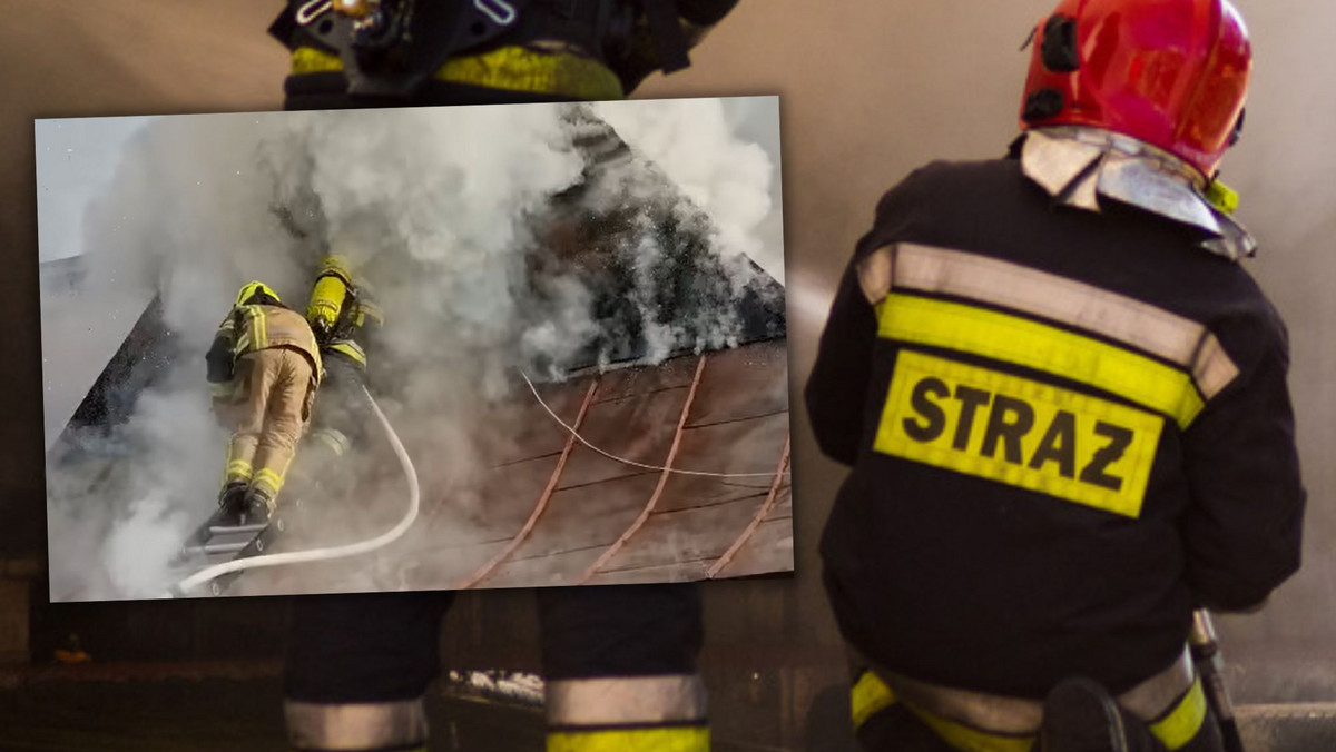 Pożar drewnianego domu w Zakopanem. Osiem osób bez dachu nad głową