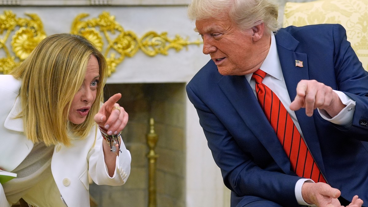 Đorđa Meloni Donald Tramp