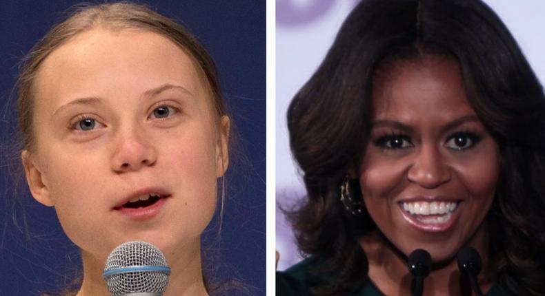 Greta thunberg michelle obaa