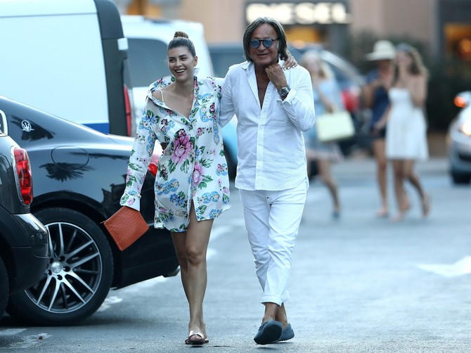 Mohamed Hadid sa bivšom verenicom foto:  AGENCE/Bestimage