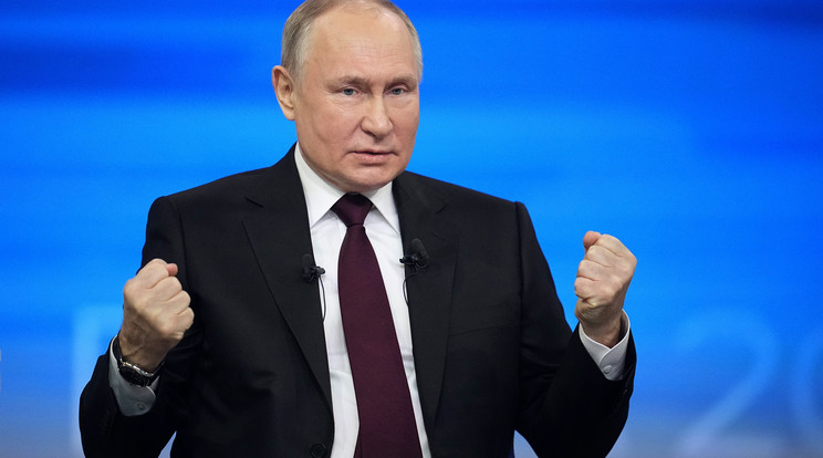 Vlagyimir Putyintól rengetegen tartanak/Fotó: MTI/AP pool/Alekszandr Zemljanyicsenko