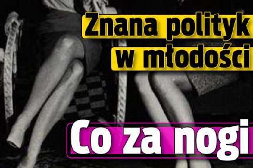 Znana polityk w młodości. Co za nogi!