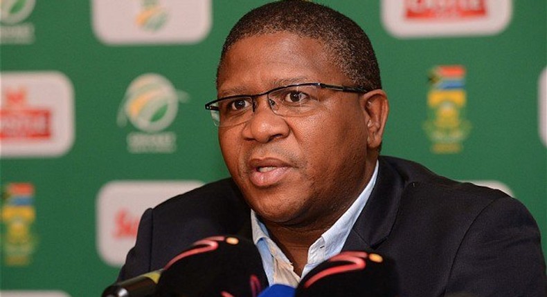 Fikile Mbalula (South Africa's Minister of Sport and Recreation) 