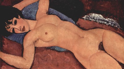 Naga śpiąca Amadeo Modigliani