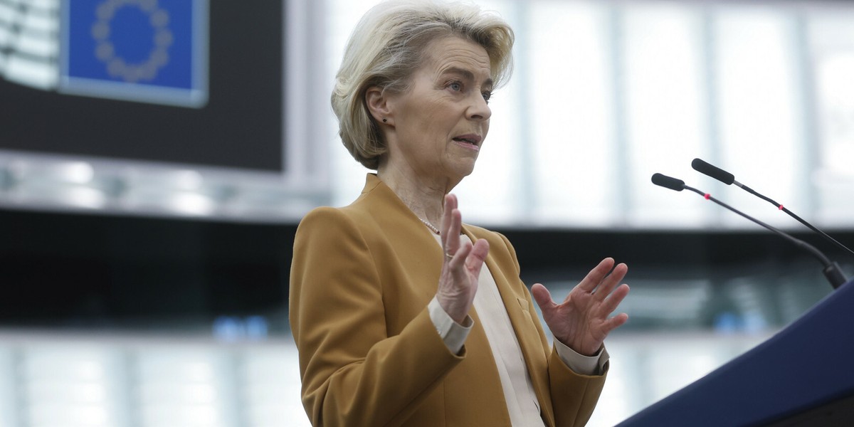 Szefowa KE Ursula von der Leyen.