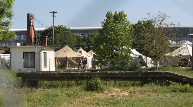 Itt élnek a körmendi menekülttábor lakói / Fotó: Gy. Balázs Béla