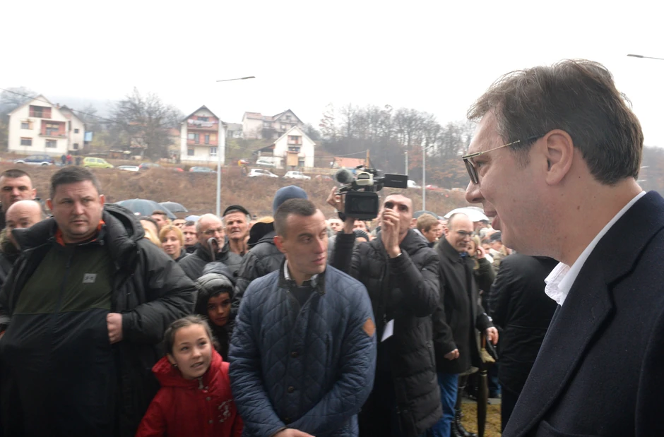 Vučić sa građanima Raške