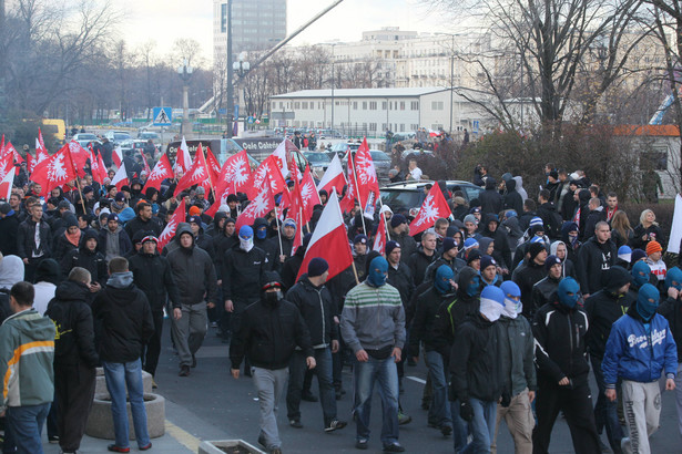 Narodowcy krytykują policję. "Brutalna łapanka"