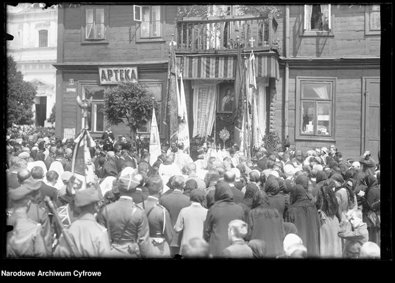 Boże Ciało w przedwojennej Polsce: Garwolin w 1933 r.