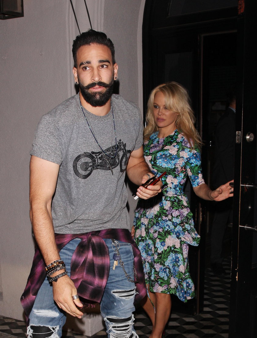 Pamela Anderson i Adil Rami