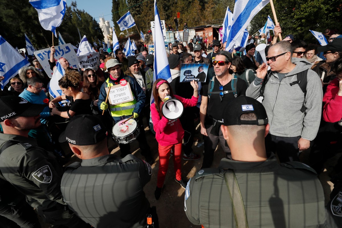 Antyrządowe protesty w Izraelu